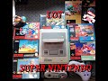 Lot super nintendo  jeux en botes salut les rtros  retro collection