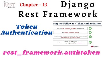 Token Authentication in Django Rest Framework