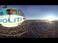 360 view from Oslo police helicopter