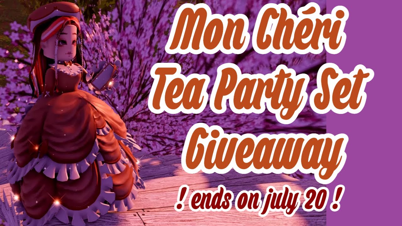 Mon Chéri Tea Party Set Giveaway Quick Update YouTube