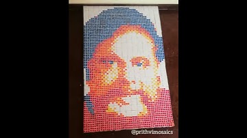 Rebel Star Ambareesh Famous Artwork in Rubik