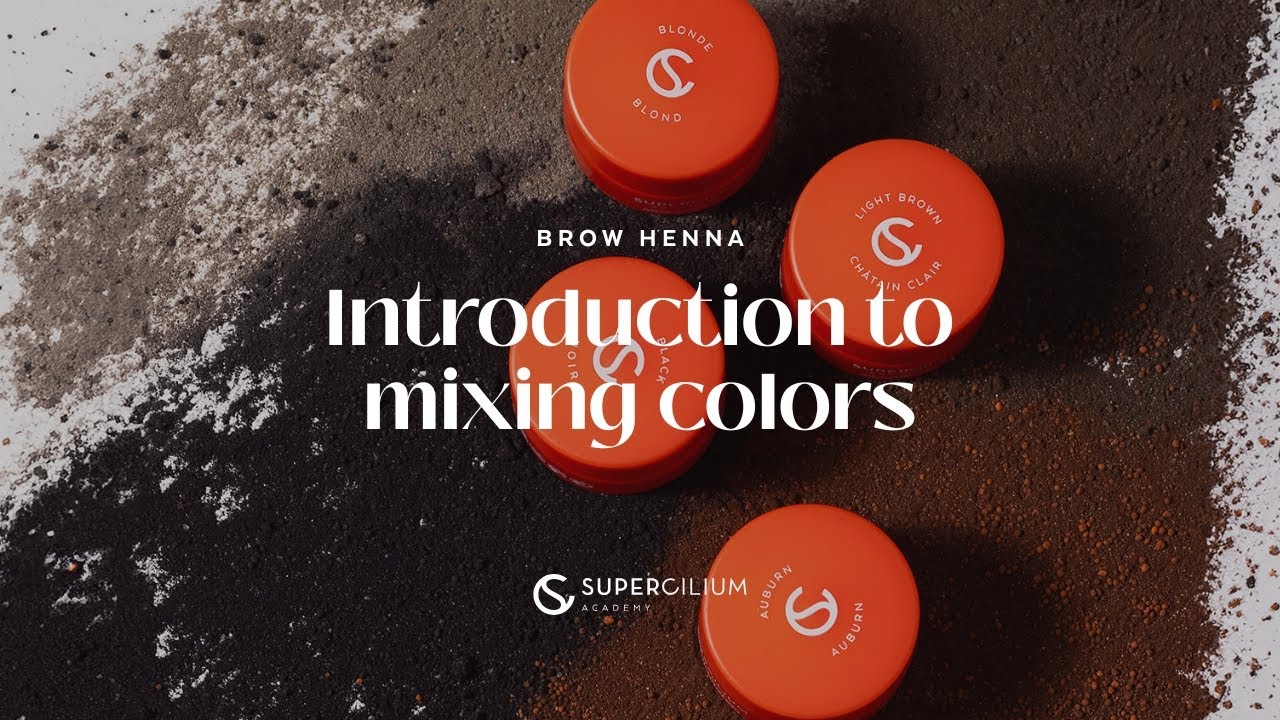 Find your perfect match! Introduction to mixing colors | Brow Henna Course