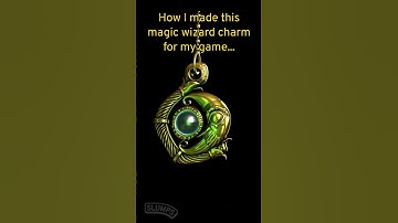 How I made this 3D wizard charm (with real magic)
