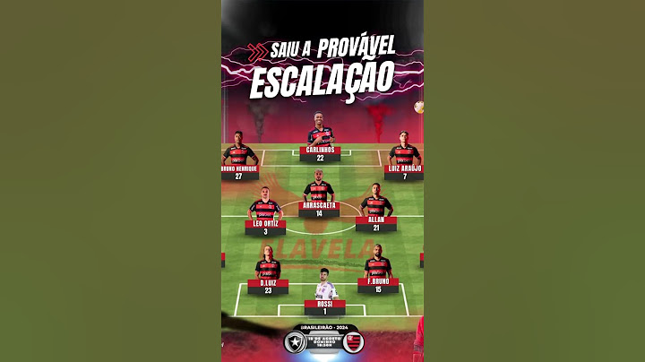 Escalação do Flamengo contra o Botafogo #flamengo #footballteam #liderança
