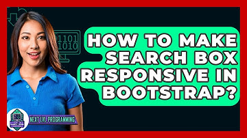 How To Make Search Box Responsive In Bootstrap? - Next LVL Programming