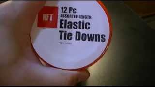Harbor Freight - HFT 12 pc. Elastic Tie Down Set Review