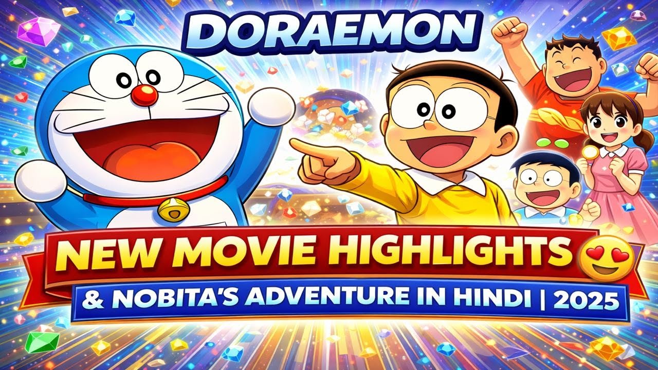 Doraemon New Movie Highlights 😍 | Nobita’s Adventure in Hindi | 2025