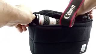 Review and How to of Koolertron NEW Shockproof DSLR SLR Camera Bag Partition Padded