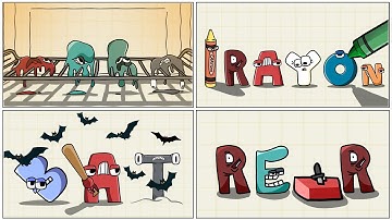 Alphabet Lore PARODY COMPILATION / Alphabet Lore animation @Mike Salcedo