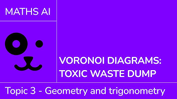 Voronoi diagrams - toxic waste dump [IB Maths AI SL/HL]