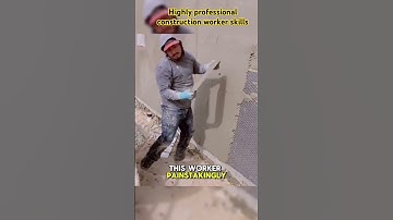 Highly professional construction worker skills #shorts #youtube
