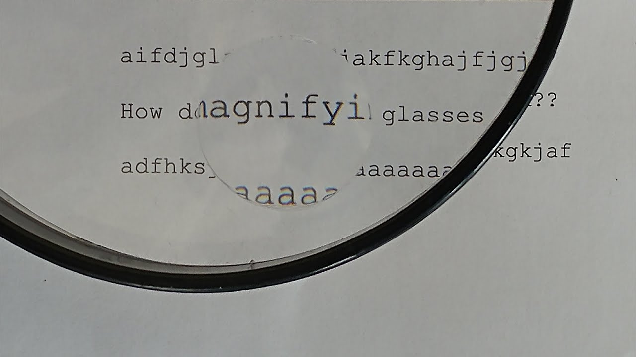 How Do Magnifying Glasses Work? - YouTube