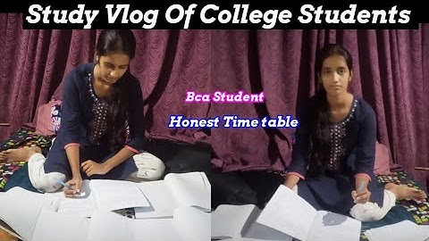 Morning To Night Study Routine | Productive Study Day |Study Vlog | Bca Aspirant |Miss Khushi Vlogs