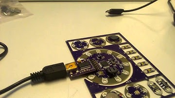 Lightsensor on the Lilypad