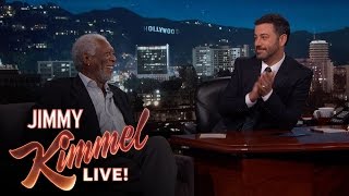 Morgan Freeman Narrates a Hollywood Blvd. Pedestrian