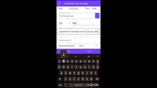 Cash Receipt Generator App