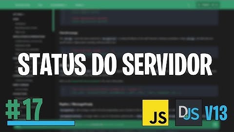 Como fazer sistema de status do servidor em canais de voz | Discord.js V13 #17