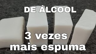 Sabão de Álcool Rende Muito e Espuma Demais