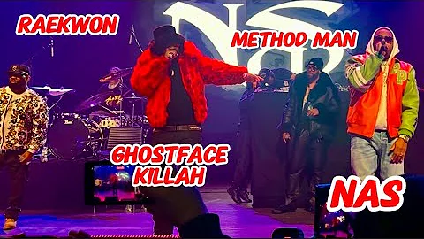 NAS, METHOD MAN, GHOSTFACE KILLAH COME OUT TO CELEBRATE W/ MOBB DEEP & RAEKWON 30TH ANNIV. SHOW NYC
