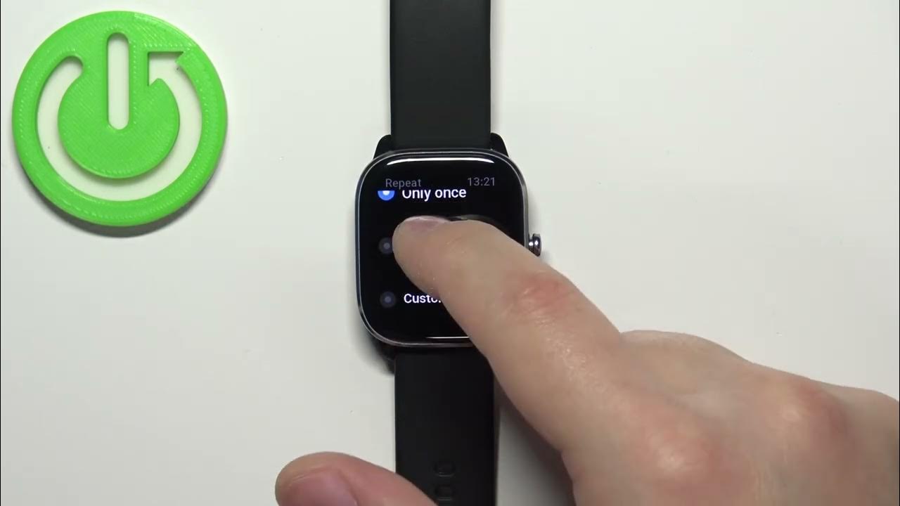 How to Set Up Alarm Clock on Amazfit GTS 4 Mini? YouTube