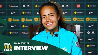 Mary Fowler: Balance, for me, is important | Interview | CommBank Matildas v Mexico
