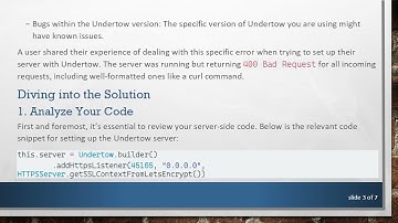 Troubleshooting 400 Bad Request in Undertow Core HTTPS Server
