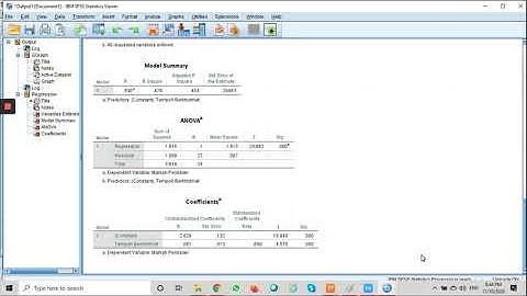 How to Create a Regression Equation in SPSS?