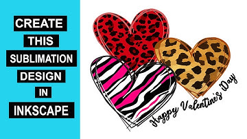 How to create a sublimation design in Inkscape.