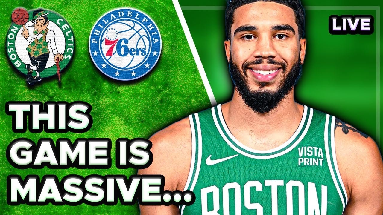 A BATTLE between RIVALS | Celtics vs 76ers WATCH ALONG - YouTube