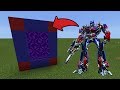 How To Make a Portal to the Transformer Dimension in MCPE (Minecraft PE)