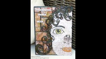 Steampunk girl canvas with Art Anthology