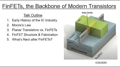 FinFETs, the Backbone of the Modern Transistor