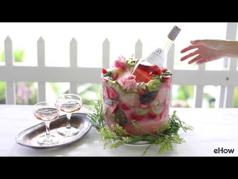 Floral Ice Bucket