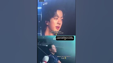 When jin realized army can’t sing in koreanMister Lee tried not to laugh😆 #btsshorts #jin #btsarmy