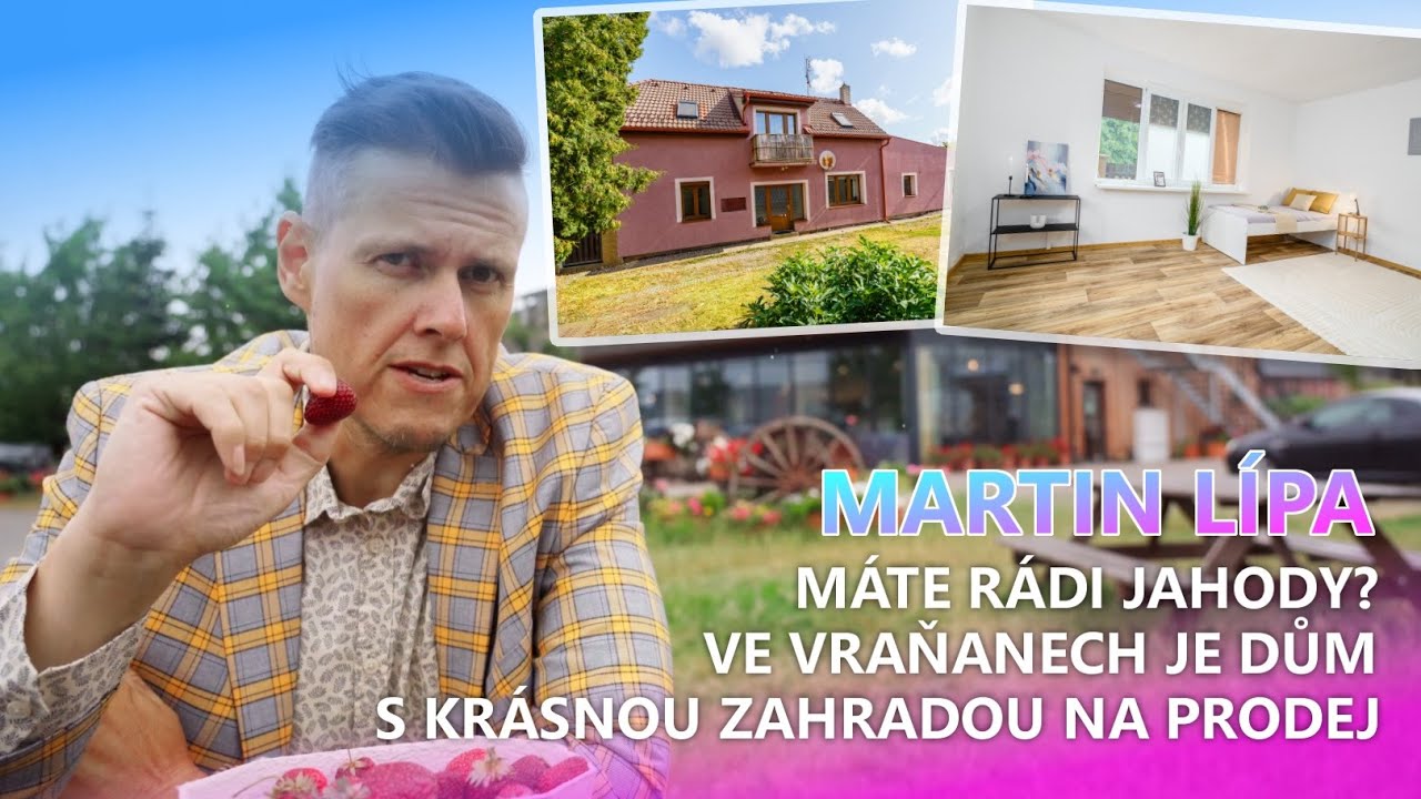 MARTIN LÍPA: Rodinný dům ve Vraňanech s krásnou zahradou
