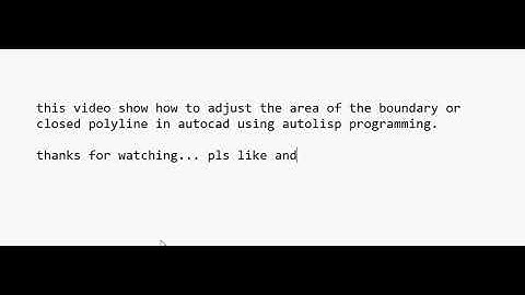 Autocad: Autolisp (Adjusting the area)