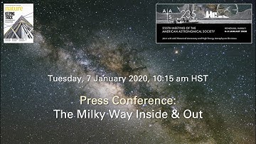 AAS 235 Press Conference: The Milky Way Inside & Out