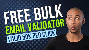 How to check email valid or not free with 99% accuracy | Bulk email verification tool free