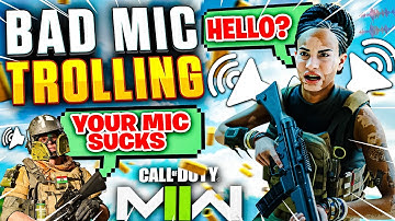 Bad Mic Trolling in Modern Warfare 2!