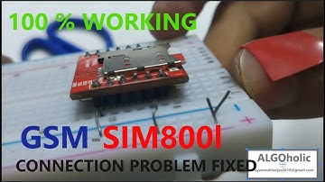 SIM-800L - Connection Problem Fixed