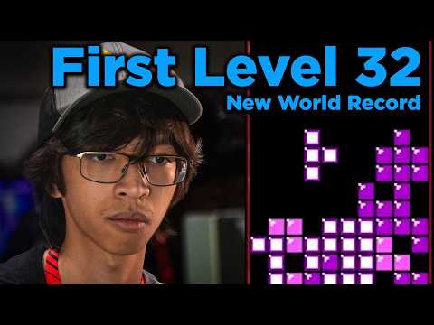 First Ever Live DAS Level 32 in NES Tetris