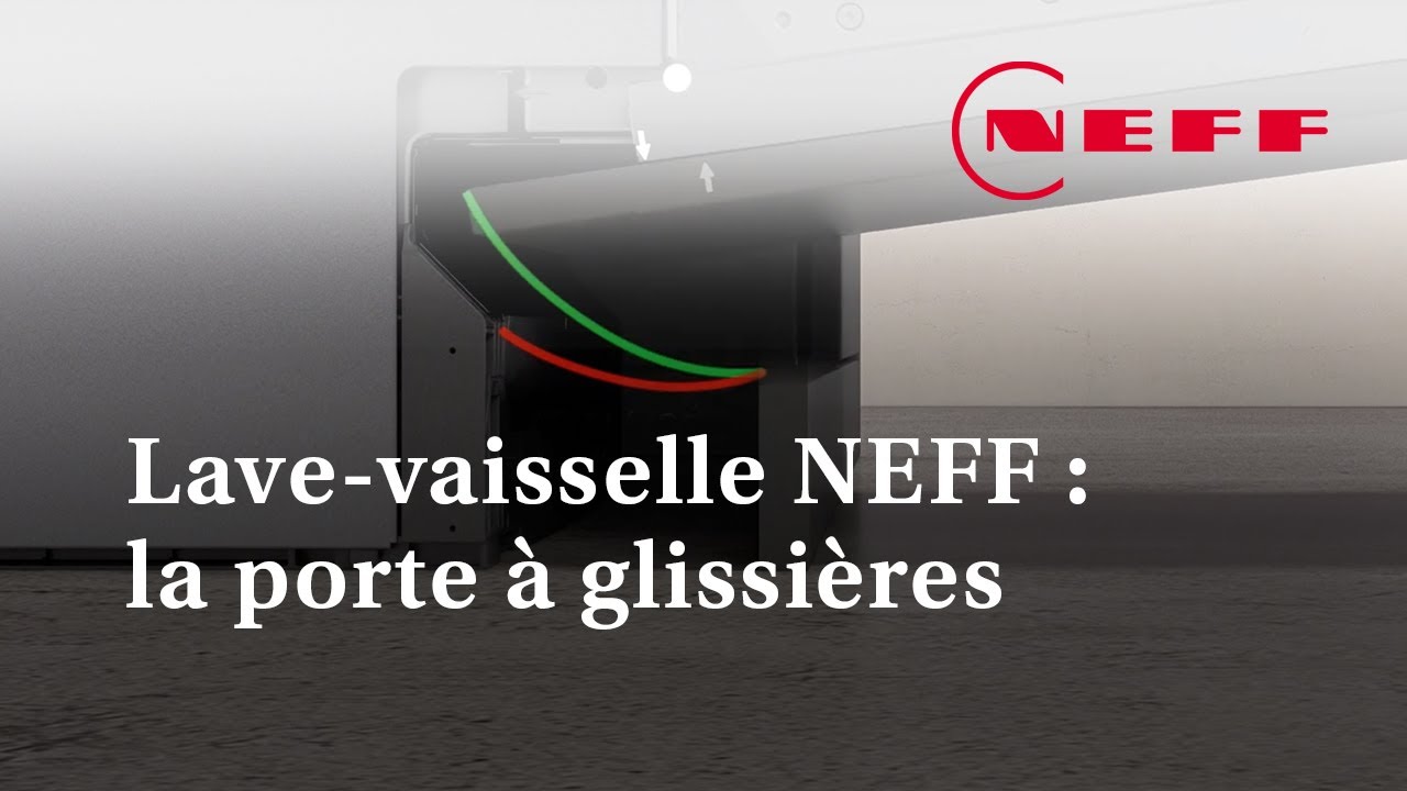 Installez votre lave-vaisselle intégrable porte à glissières