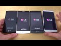 LG Spirit vs. LG G3 S vs. LG L Bello vs. LG G2 - Which Is Faster? (4K)