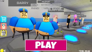 LIVE | PLAYING AS All Barry CHARACTERS And USING ITEMS  [NEW] ROBLOX BARRY'S PRISON RUN V2 (OBBY)