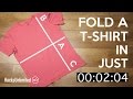 HOW TO FOLD A T-SHIRT IN 2 SECONDS