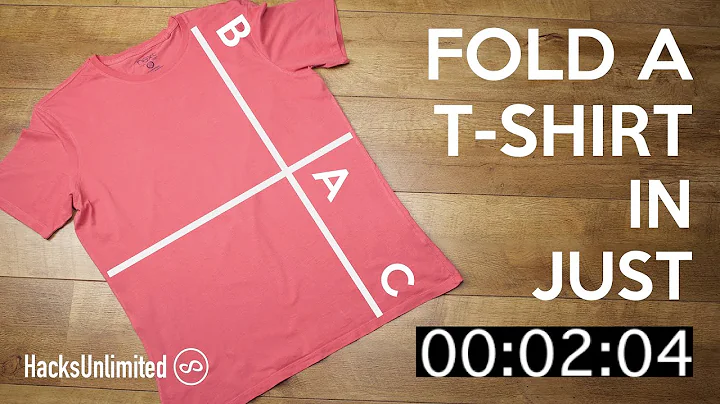 HOW TO FOLD A T-SHIRT IN 2 SECONDS