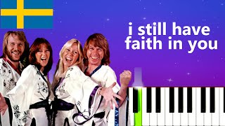 ABBA - I Still Have Faith In You  (Easy Piano Tutorial)