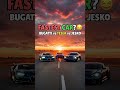 Fastest Car Wins 🔥 3-Way Supercar Battle #supercars #fastcars #bugatti #carshorts