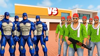 Jack Green gang Vs Superman gang Fight 😱🔥 Indian Theft Aura Simulator 🤩 Aryan Gamerz