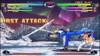 Film - PROJECT - MARVEL VS. CAPCOM 2: NEW AGE OF HEROES - Captain Commando/Cyclops/Storm Playthrough